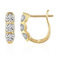 SI1 (G) Brillant-Goldohrringe