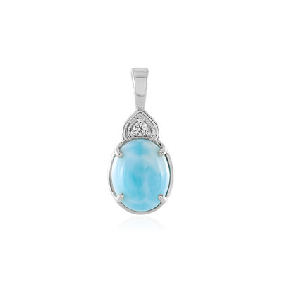 Larimar-Silberanhänger
