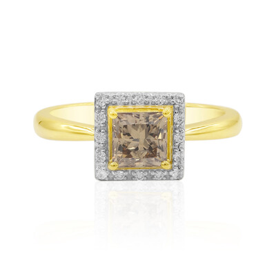 SI1 Argyle-Schokoladen-Diamant-Goldring (Mark Tremonti)