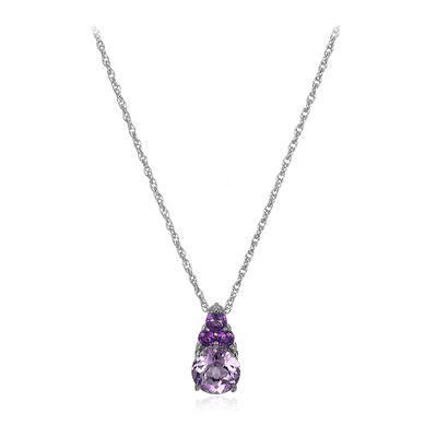 Amethyst-Silberhalskette