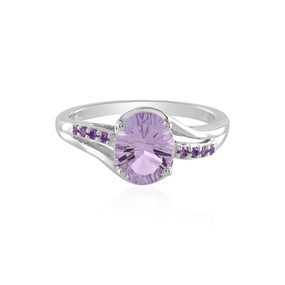 Lavendel-Amethyst-Silberring