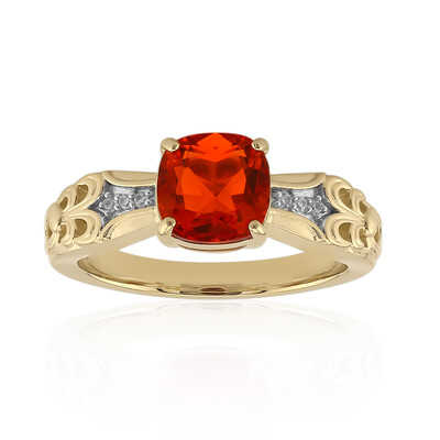 AAA-Mexikanischer Feueropal-Goldring