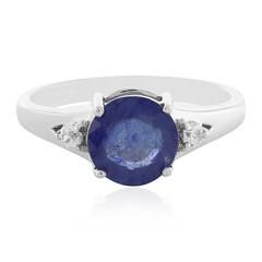 Blauer Madagaskar-Saphir-Silberring