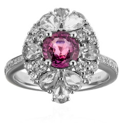 Pinkfarbener Saphir-Goldring (CIRARI)