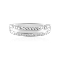 I2 (I) Diamant-Silberring