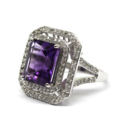 Sambia-Amethyst-Silberring