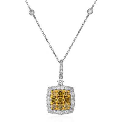 SI2 Fancy-Brillant-Goldhalskette (CIRARI)