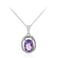 Amethyst-Silberhalskette