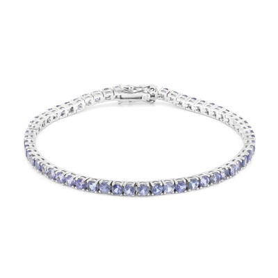 Tansanit-Silberarmband