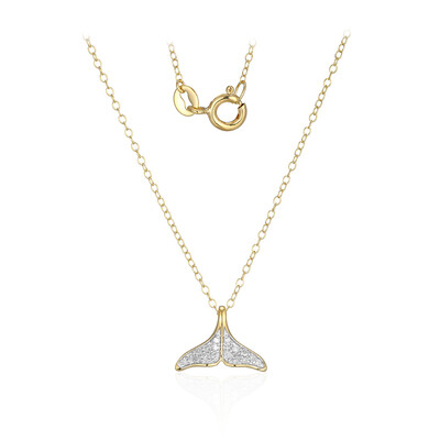 I3 (I) Diamant-Silberhalskette (M de Luca)