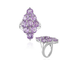 Lavendel-Amethyst-Silberring