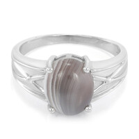 Botswana-Achat-Silberring