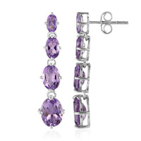 Amethyst-Silberohrringe