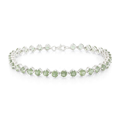 Russischer Apatit-Silberarmband