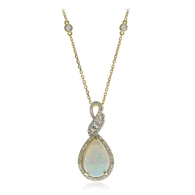 AAA-Welo-Opal-Goldhalskette (CIRARI)