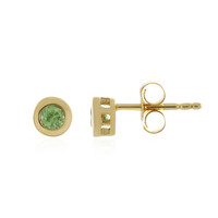 Demantoid-Silberohrringe