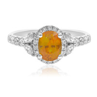 Gelber Saphir-Goldring (CIRARI)