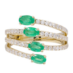 AAA-Sambia-Smaragd-Goldring (CIRARI)