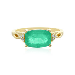 Äthiopischer Smaragd-Goldring (AMAYANI)