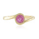 Pinkfarbener Madagaskar-Saphir-Silberring