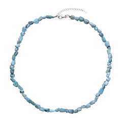 Larimar-Silberhalskette