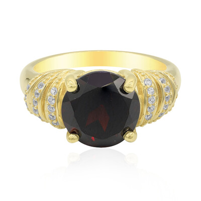Granat-Silberring