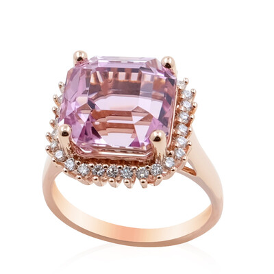 Patroke-Kunzit-Goldring (AMAYANI)