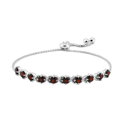 Granat-Silberarmband