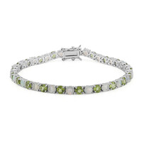 Edelstein-Silberarmband