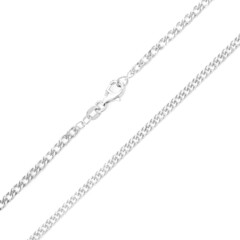 Silber-Panzerkette - 5,51 g - 45 cm