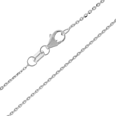 Weißgold-Ankerkette - 50 cm - 1,15 g