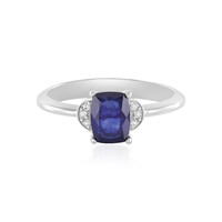 Blauer Madagaskar-Saphir-Silberring