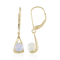 Welo-Opal-Goldohrringe (Ornaments by de Melo)