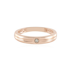 VS2 Schokoladen-Brillant-Goldring