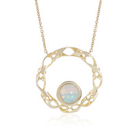 Welo-Opal-Goldcollier (Ornaments by de Melo)