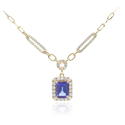 AAA-Tansanit-Goldcollier (CIRARI)