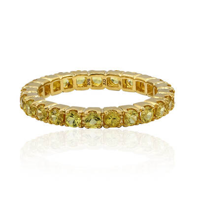 Gelber Saphir-Goldring (Adela Gold)