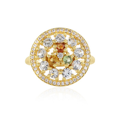 Saphir-Silberring