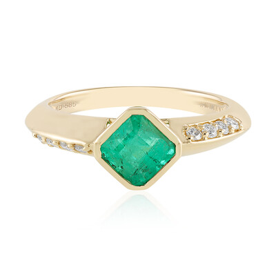 Russischer Smaragd-Goldring (AMAYANI)