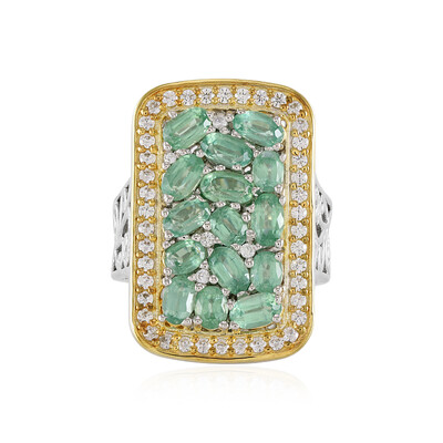 Mint-Kyanit-Silberring (Dallas Prince Designs)