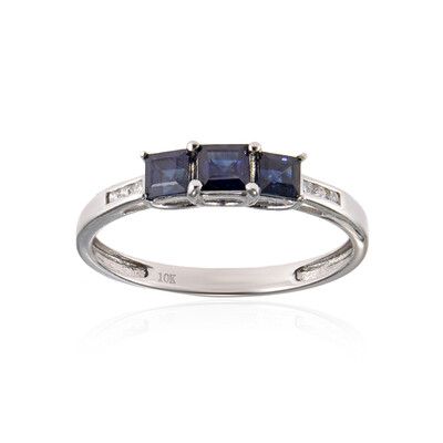Blauer Ceylon-Saphir-Goldring