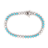 Sleeping Beauty-Türkis-Silberarmband (Dallas Prince Designs)