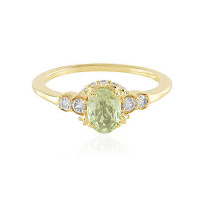 Merelani-Mint-Granat-Silberring