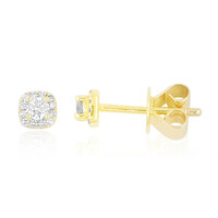 Lupenreiner (F) Brillant-Goldohrringe (LUCENT DIAMONDS)