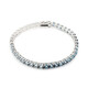 Edelstein-Silberarmband