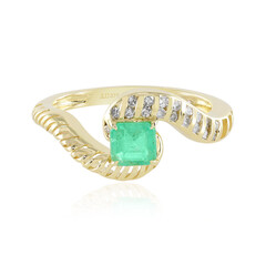 Kolumbianischer Smaragd-Goldring (Ornaments by de Melo)
