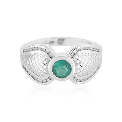 Sambia-Smaragd-Goldring (Ornaments by de Melo)