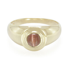 Skapolith-Katzenauge-Herren-Goldring