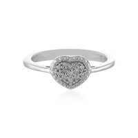 I2 (I) Diamant-Silberring