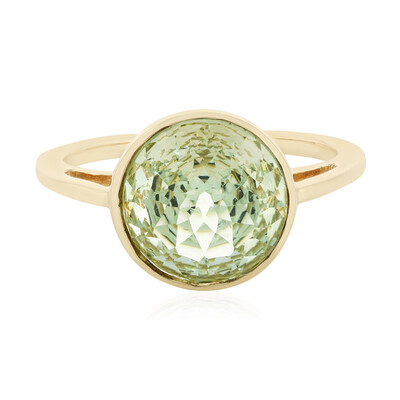 Grüner Amethyst-Goldring (PHANTASIA)